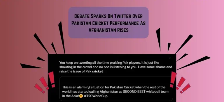 Debate Sparks On Twitter Over Pakistan Cricket Performance As Afghanistan Rises