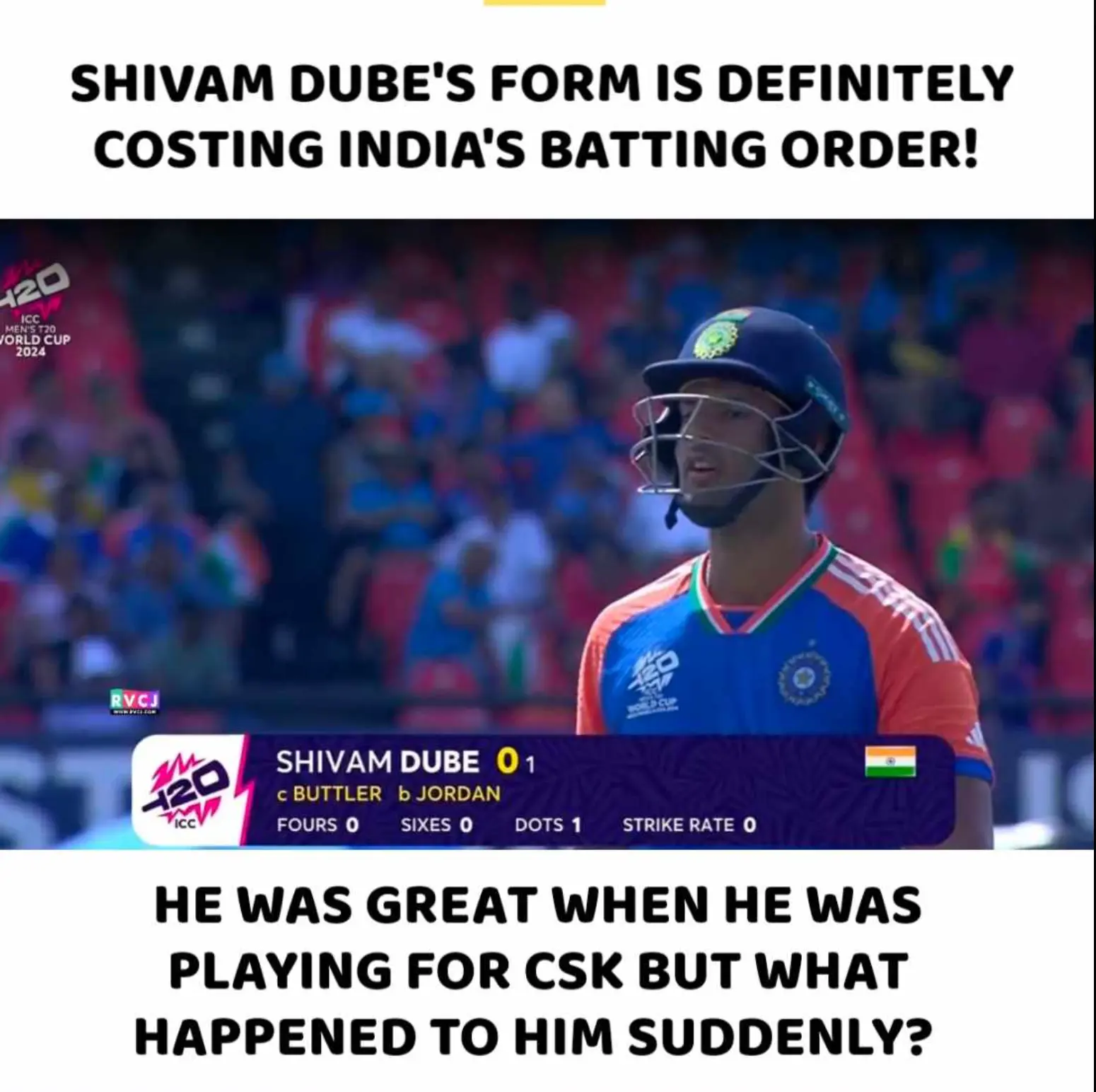 Will Shivam Dube Play in the World Cup Final? Speculations Rise About Yashasvi Jaiswal as a Replacement